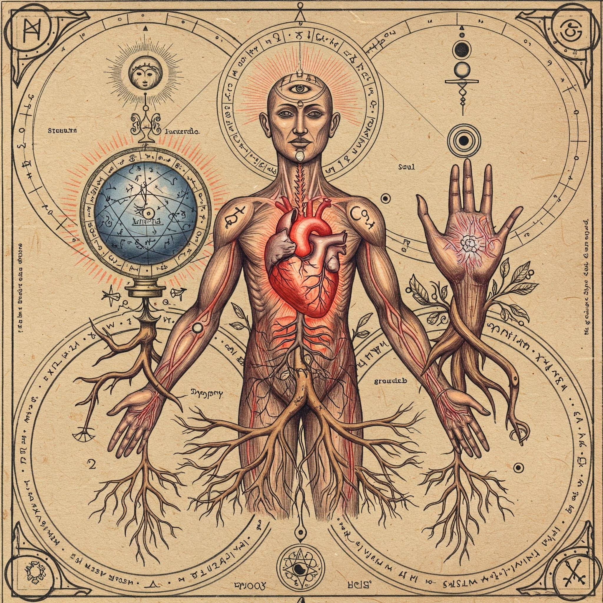 threefold human being