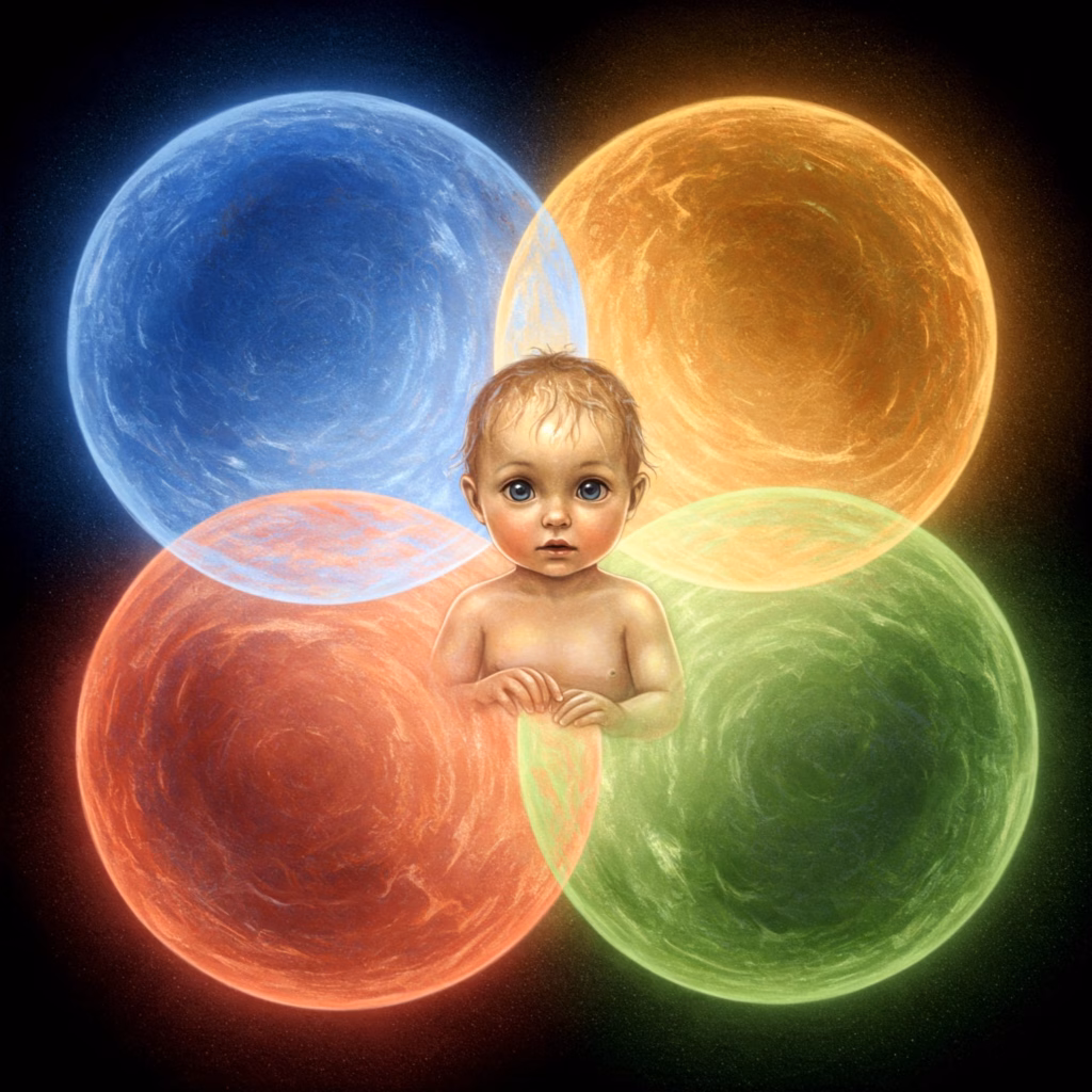 Children in balanced activities illustrating Rudolf Steiner thinking feeling willing education