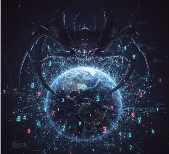 Ahriman's web, illustrating the goal of a universal digital system
