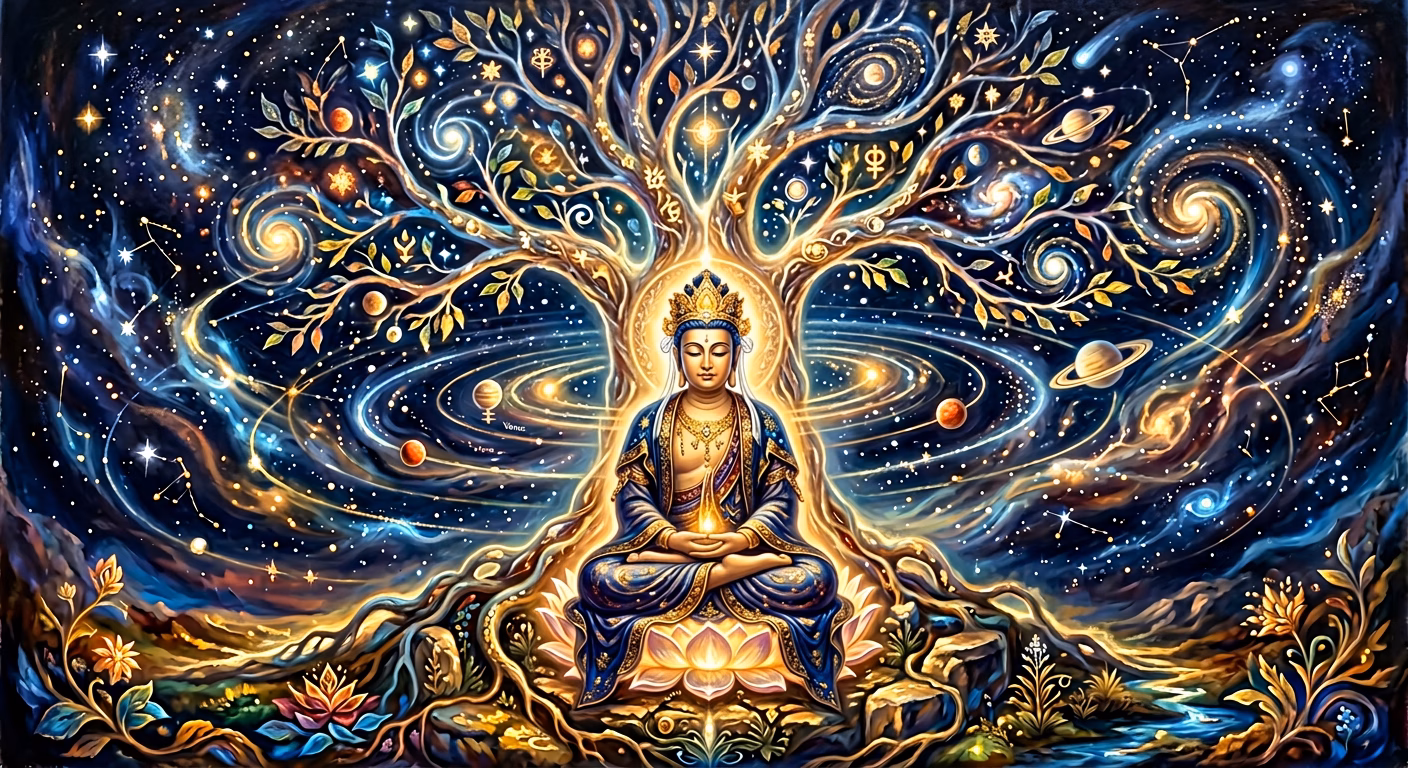 Rudolf Steiner's vision of the Buddha as a cosmic Bodhisattva on a mission of compassion for human evolution