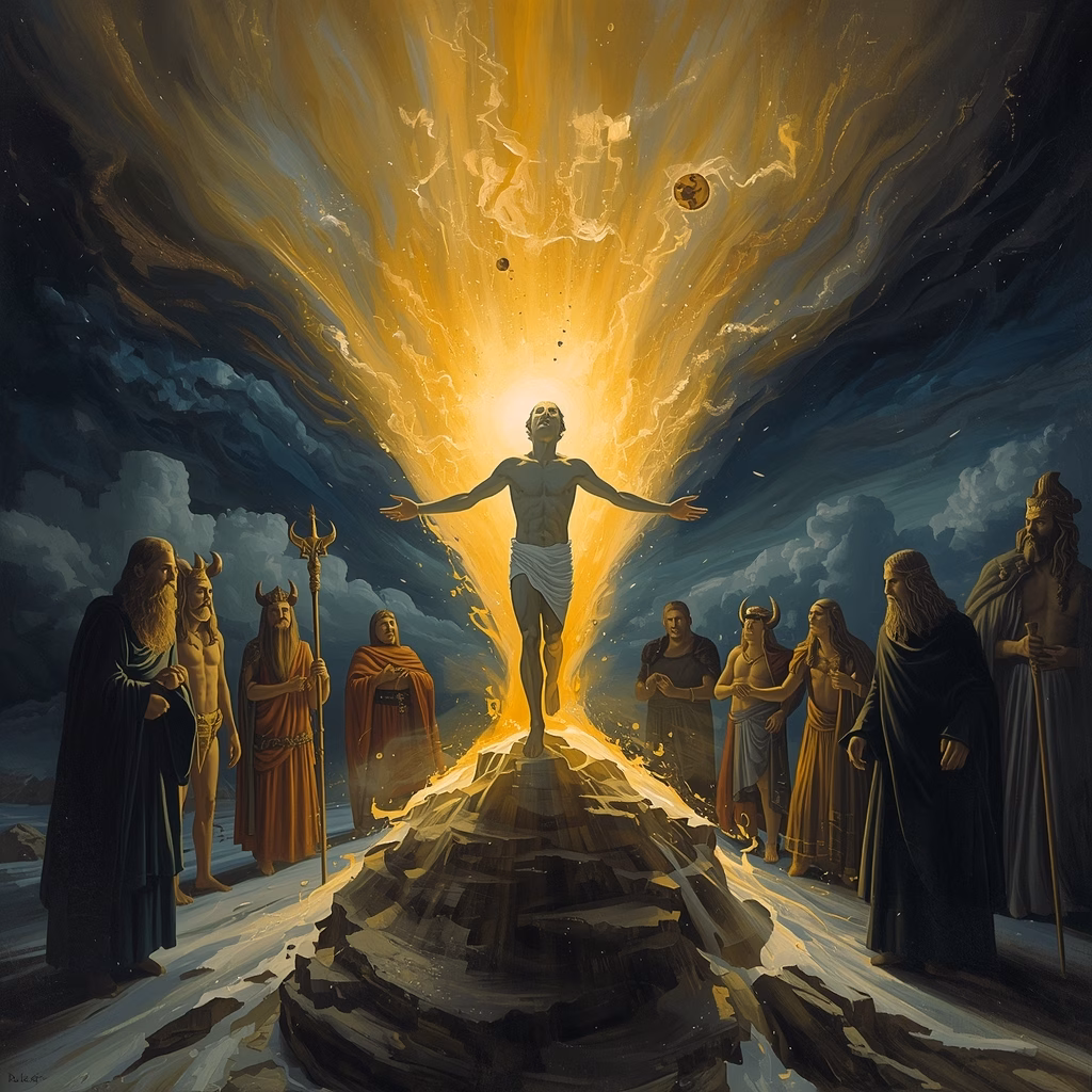 The death of Baldur at the hand of Loki and the mistletoe dart — a Norse mythological event that Rudolf Steiner identifies as a prophetic vision of the Christ mystery