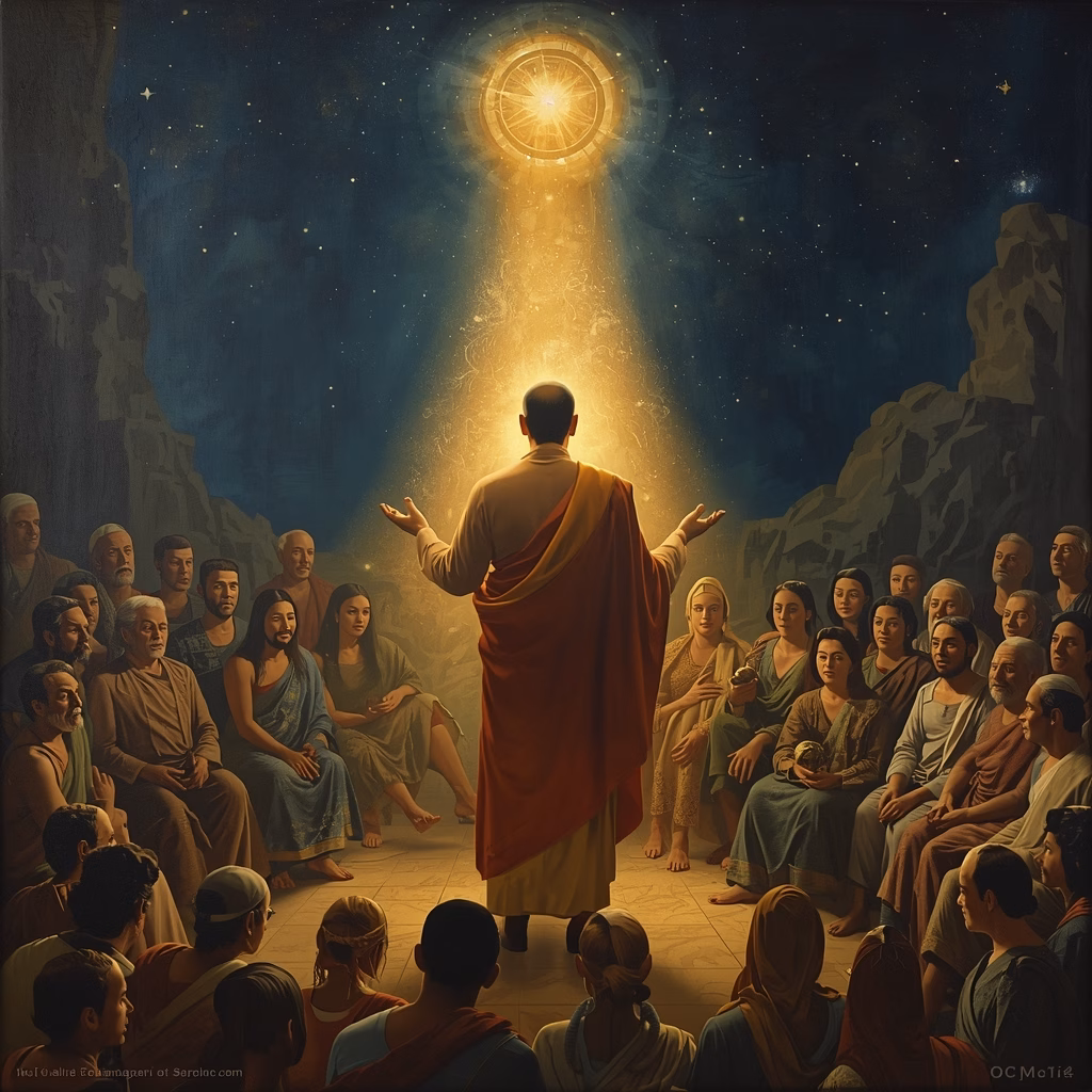 The Bodhisattvas as described by Rudolf Steiner — great spiritual teachers incarnating across millennia to guide humanity's development under the impulse of the Christ