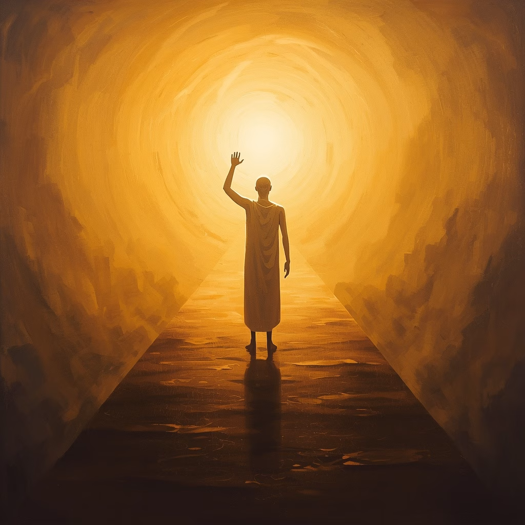 The art of dying consciously as described by Rudolf Steiner — death as a genuine spiritual threshold that the prepared soul can meet with inner courage, dignity, and conscious presence